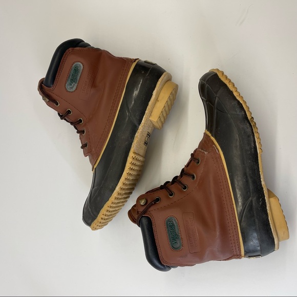 Weather Spirits Waterproof Leather Fur Insole Duck Boots - Picture 6 of 9